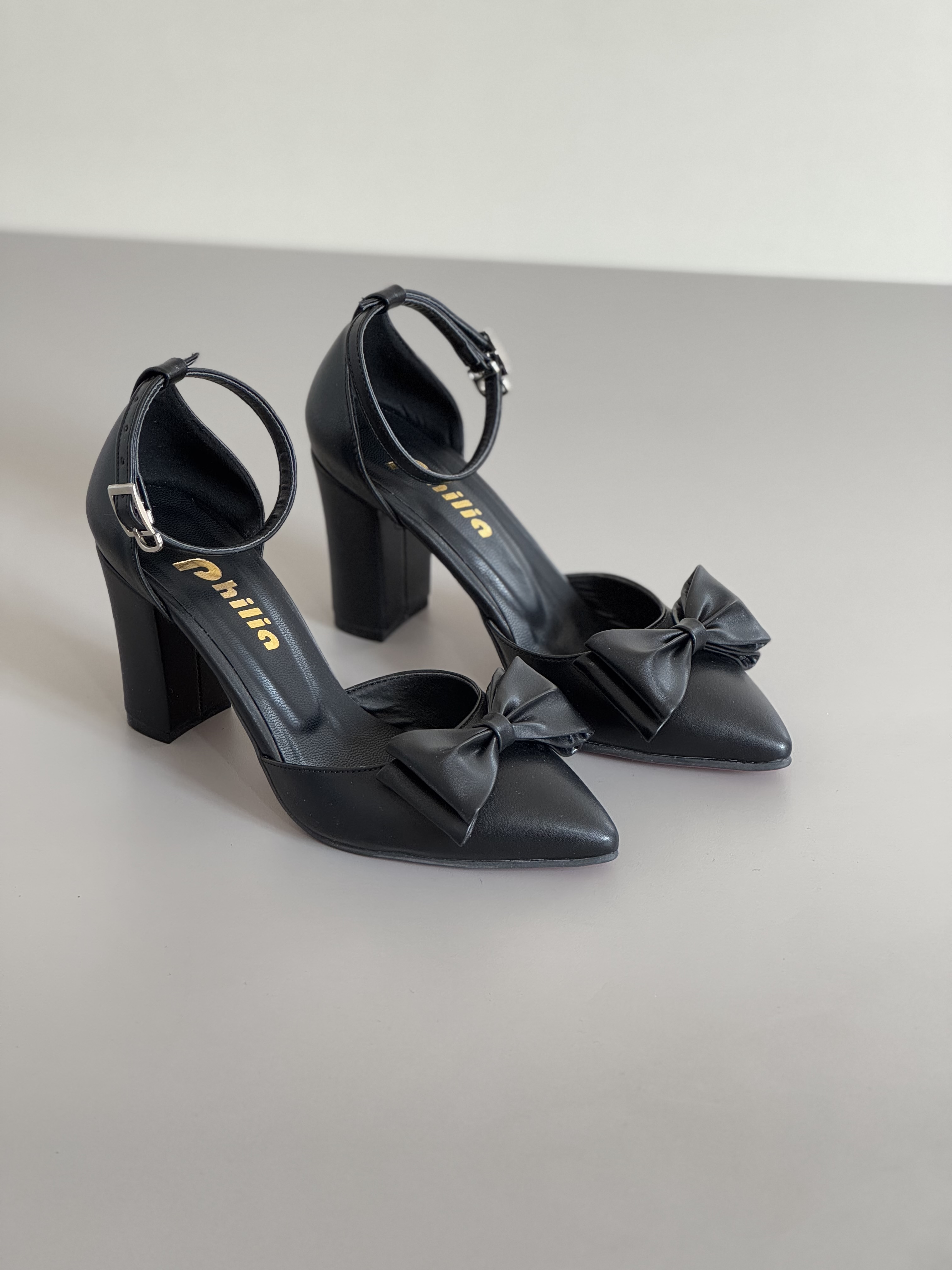 کفش پاپیونی عروسکی مشکی مات