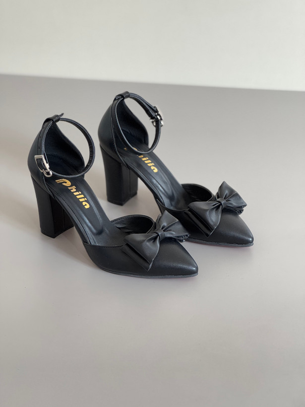 کفش پاپیونی عروسکی مشکی مات