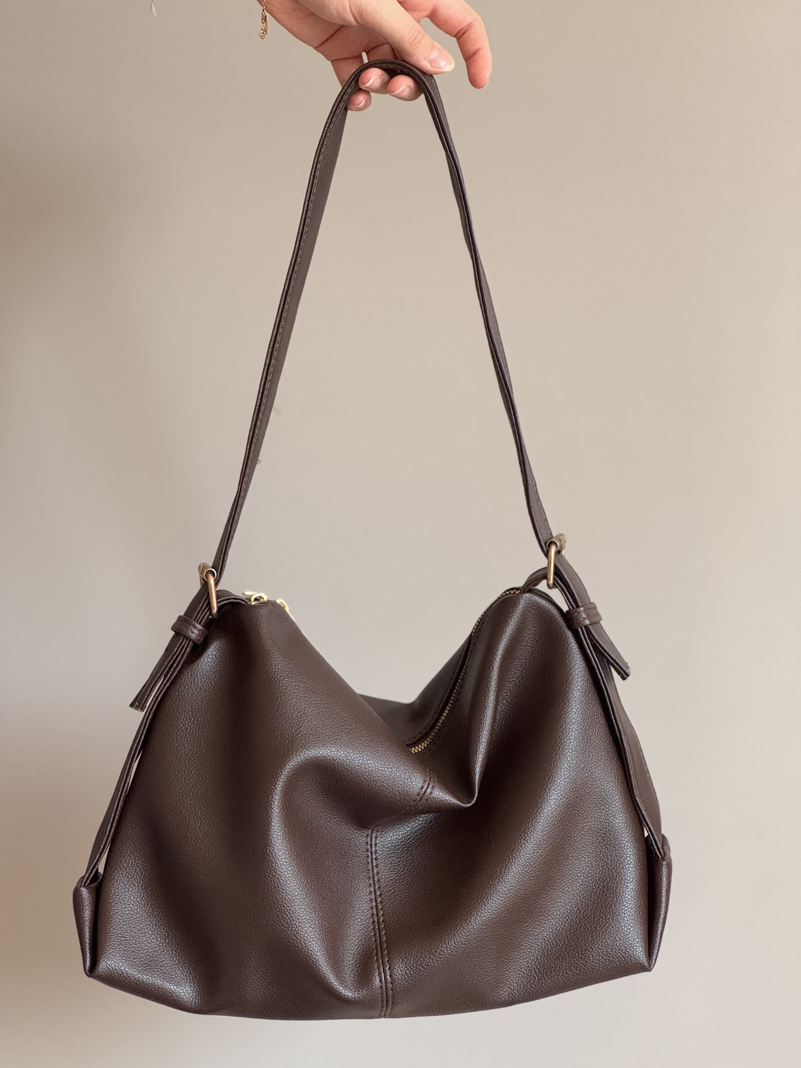 کیف درنا قهوه ای