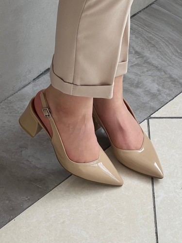 کفش مجلسی کرم نسکافه ای