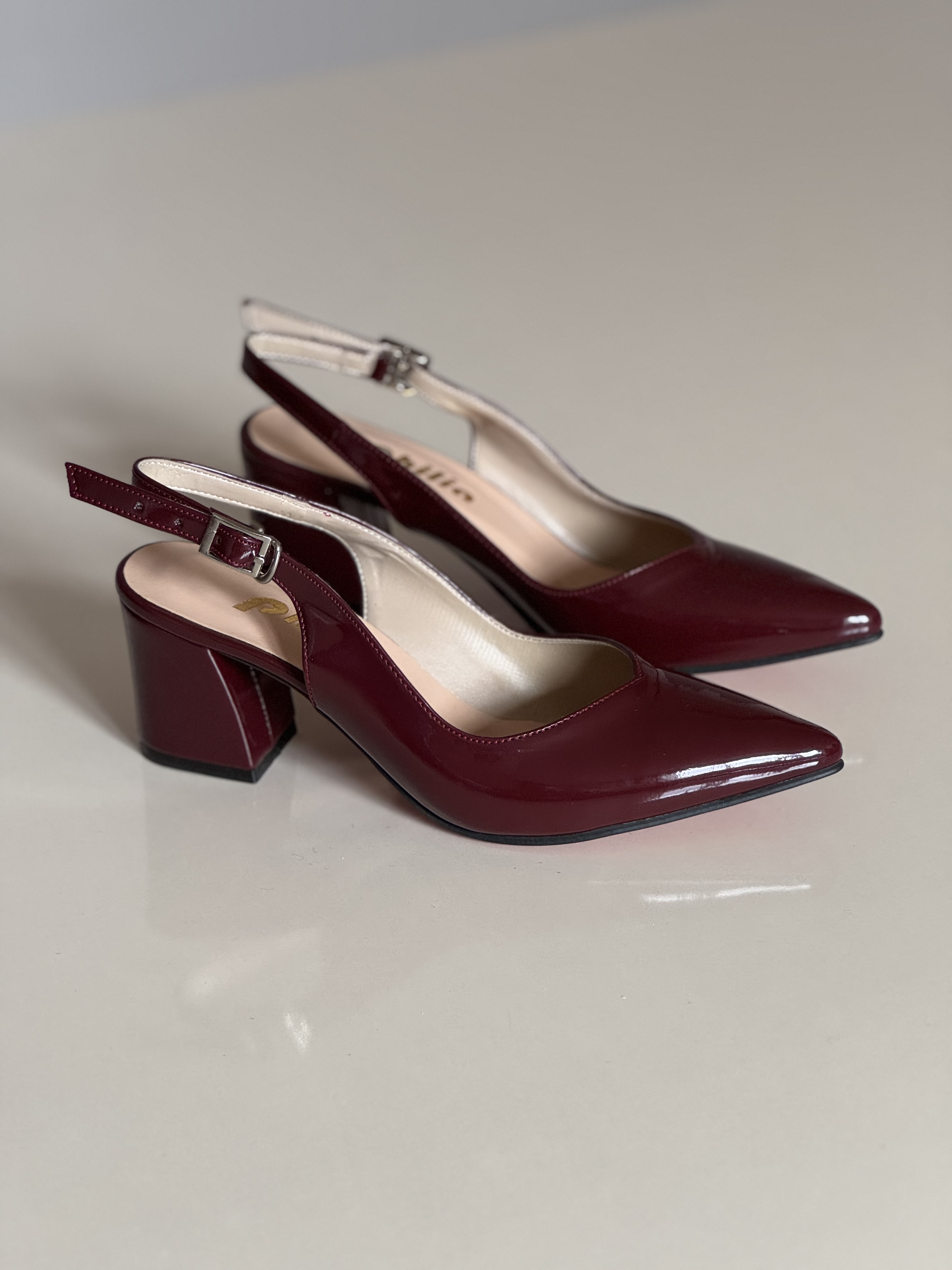 کفش مجلسی آلبالویی